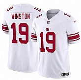 Men & Women & Youth New York Giants #19 Jameis Winston White 2025 F.U.S.E. Vapor Untouchable Limited Stitched Jersey,baseball caps,new era cap wholesale,wholesale hats